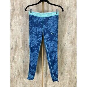 KARI TRAA Vilde Thermal Small Ankle Athletic Pants Blue Active Running